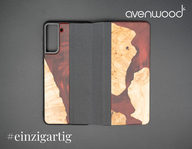 Samsung Galaxy S21 Plus PORTO COLLECTION FLIPCASE 13731 Rot